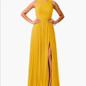 AZAZIE LINDIE Marigold dress